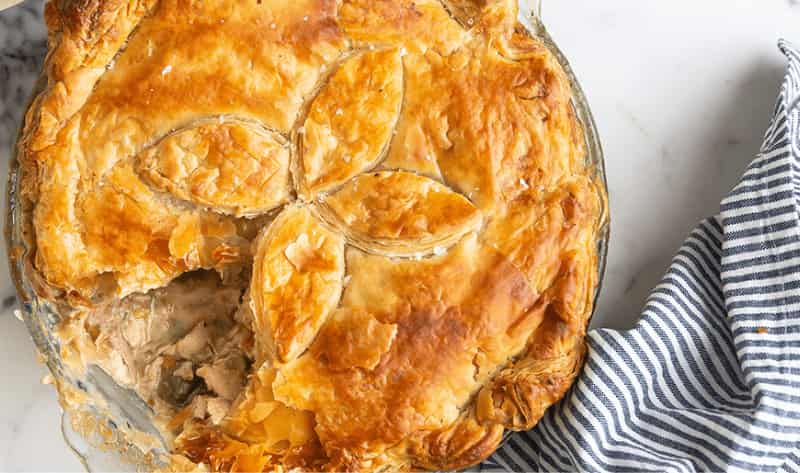 Jamie Oliver Chicken and Leek Pie 30-Minute Meal