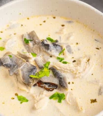Jamie Oliver Chicken and Mushroom Soup