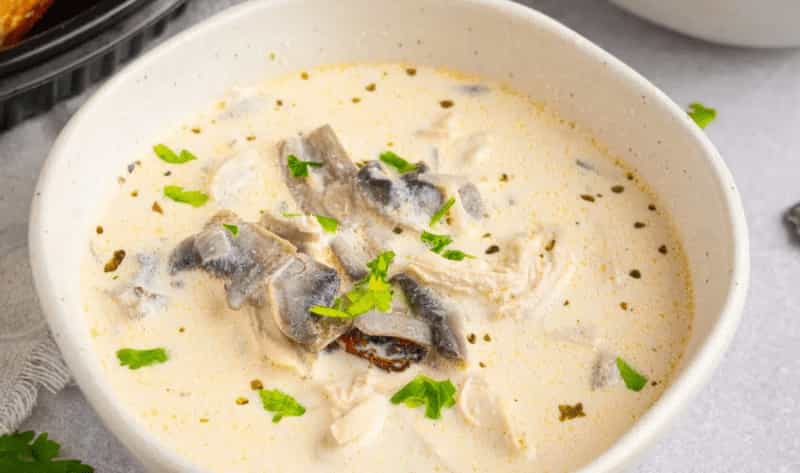 Jamie Oliver Chicken and Mushroom Soup