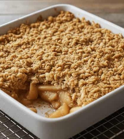Jamie Oliver Apple Crumble with Oats