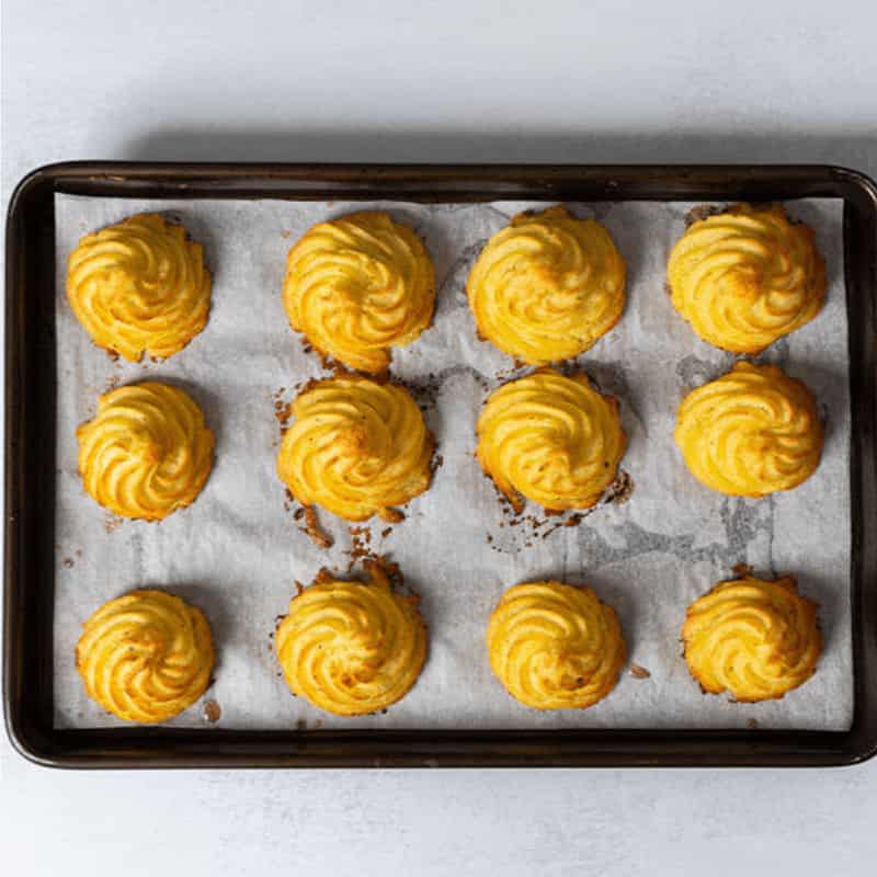 Jamie Oliver Crispy Duchess Potatoes