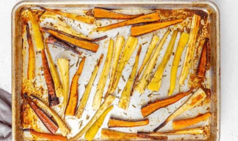 Jamie Oliver Honey Roasted Carrots and Parsnips