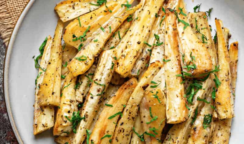 Jamie Oliver Roasted Parsnips