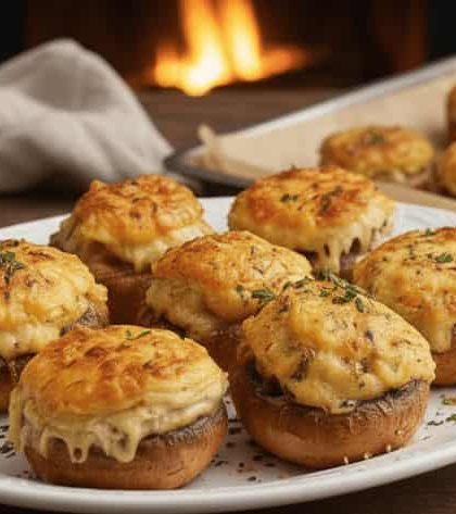 Jamie Oliver Stuffed Mushrooms