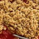 Jamie Oliver rhubarb and ginger crumble