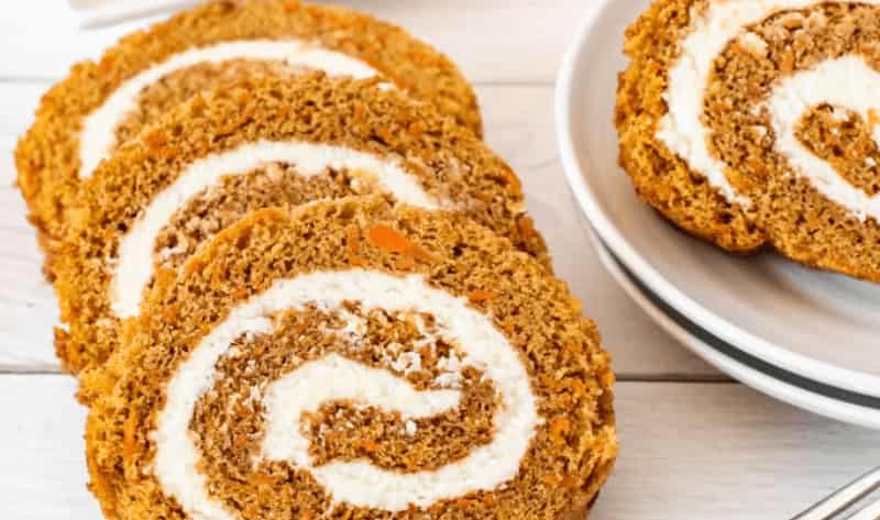 Jamie Oliver Rolled Carrot Cake