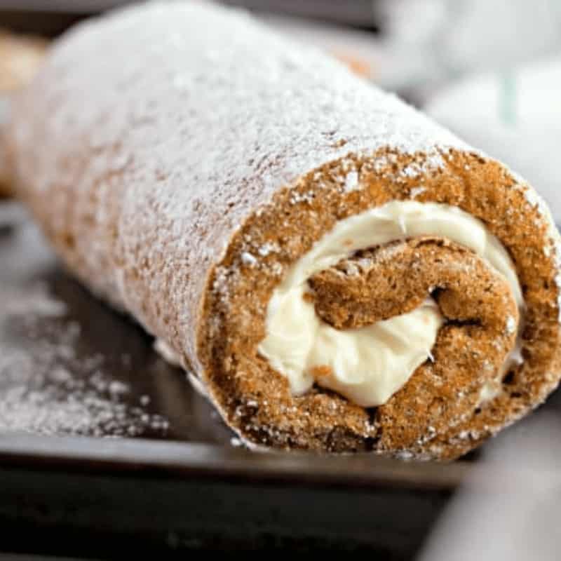 Jamie Oliver Rolled Carrot Cake