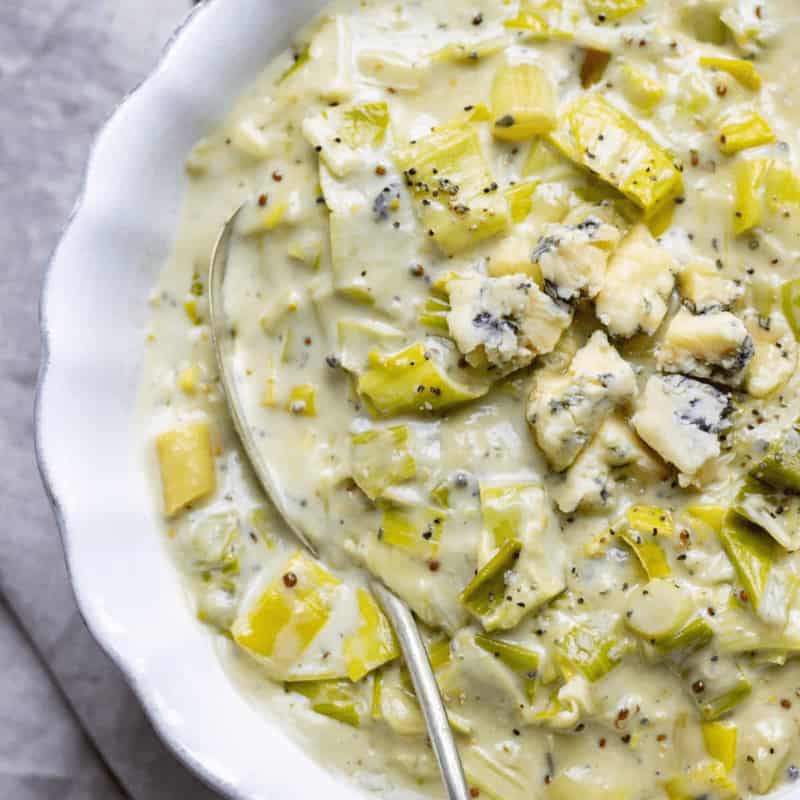 Jamie Oliver Creamy Leeks