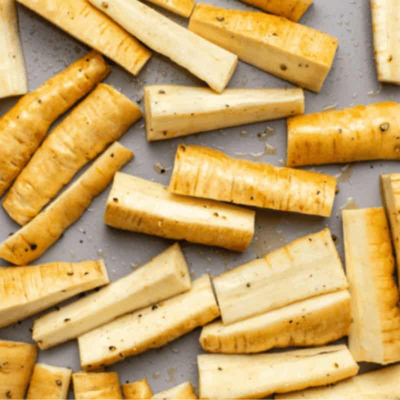 Jamie Oliver Roasted Parsnips