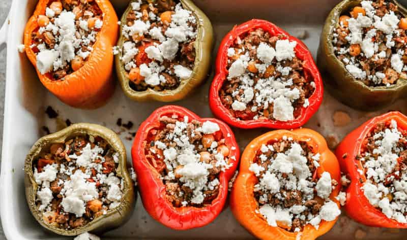 Jamie Oliver Stuffed Peppers