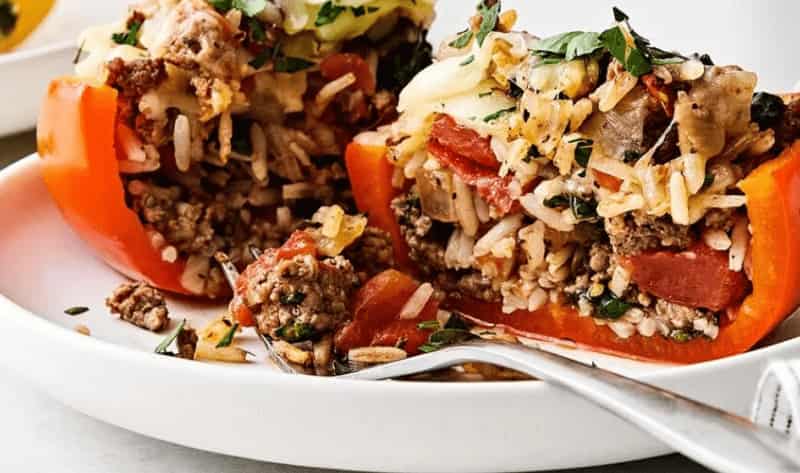 Jamie Oliver Stuffed Peppers