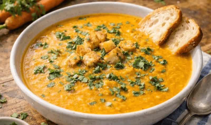 Jamie Oliver Carrot and Coriander Soup