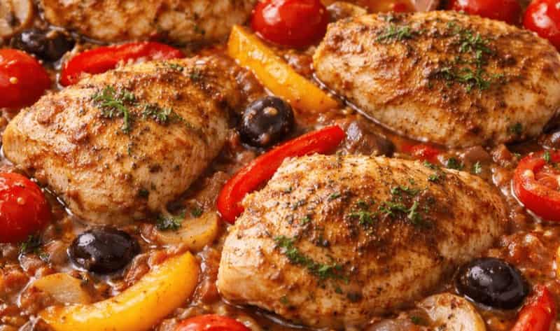 Jamie Oliver Chicken Cacciatore 15 Minute Meals