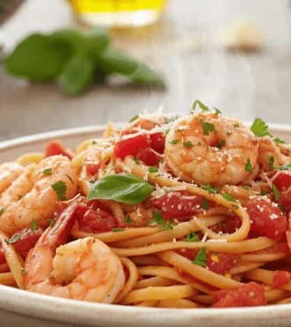 Jamie Oliver Prawn Linguine 15 Minute Meals
