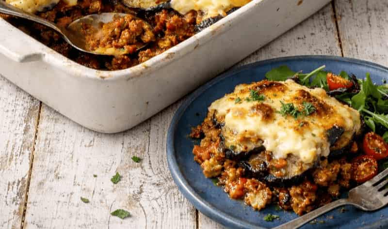 Jamie Oliver meat moussaka