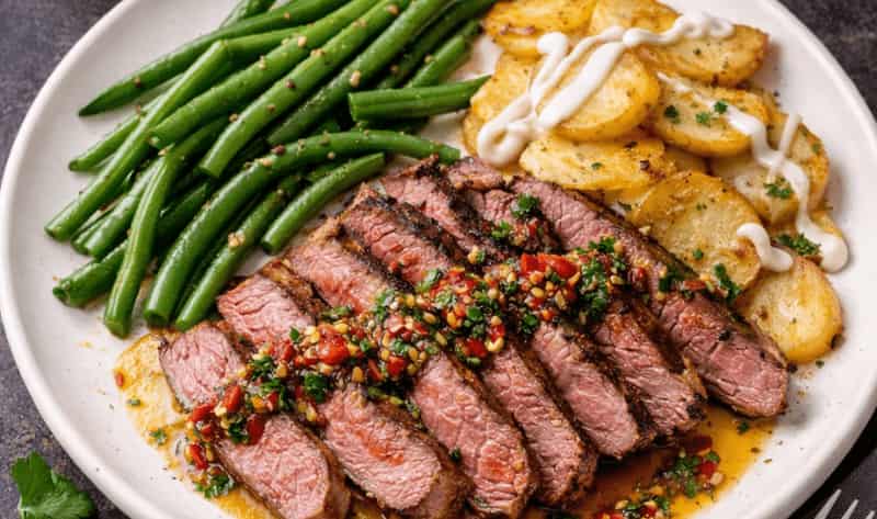 Jamie Oliver 15 Minute Meals Steak.