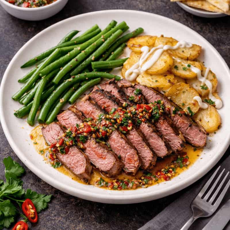 Jamie Oliver 15 Minute Meals Steak.