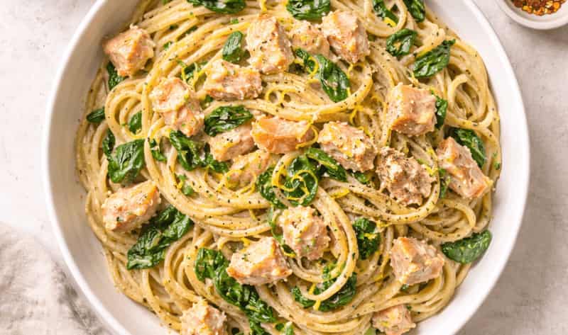 Jamie Oliver 5 Ingredients Salmon Pasta