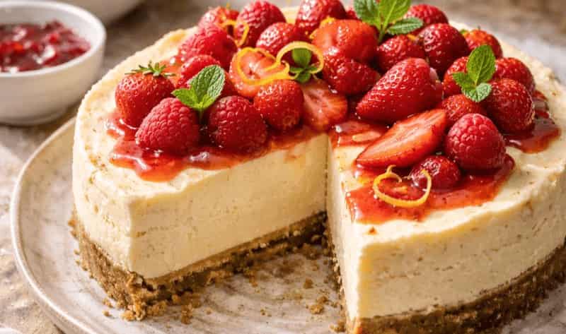 Jamie Oliver Air Fryer Cheesecake