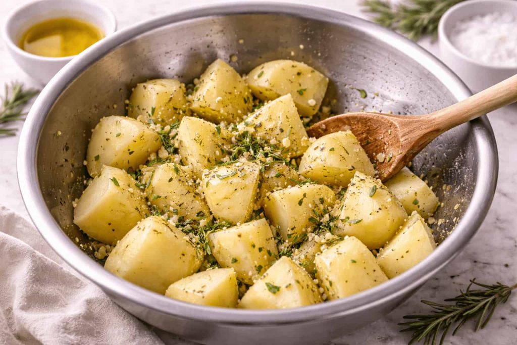 Jamie Oliver Air Fryer Roast Potatoes