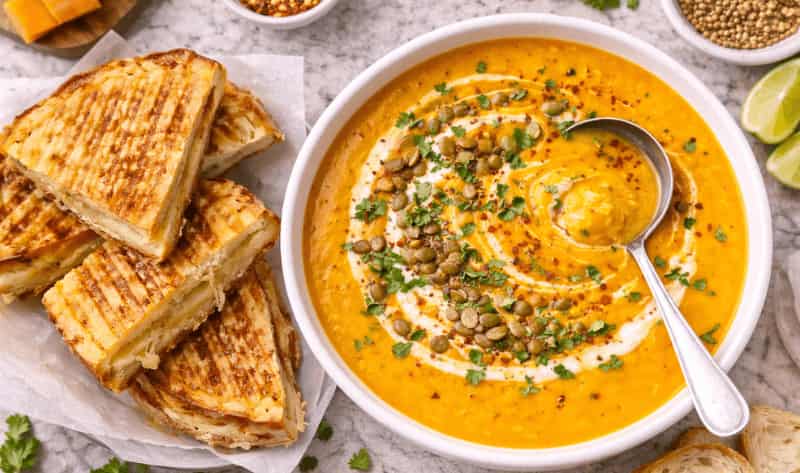 Jamie Oliver Butternut Squash and Sweet Potato Soup