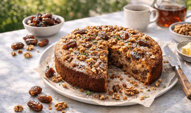 Jamie Oliver Date And Walnut Cake
