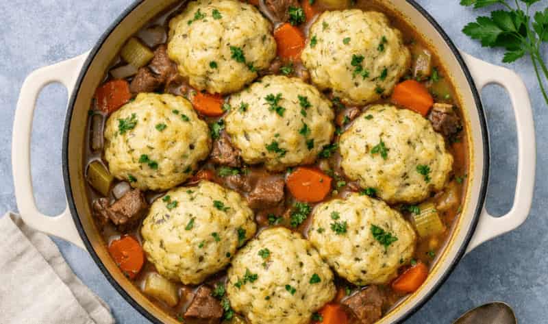 Jamie Oliver Dumplings for Stew