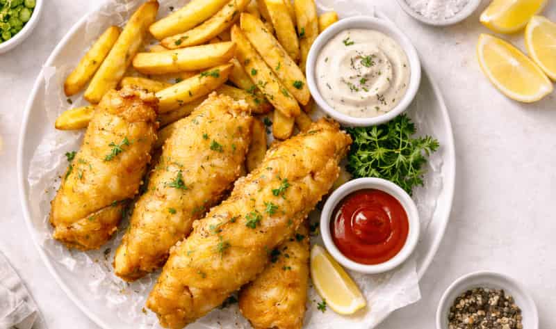 Jamie Oliver Fish and Chips