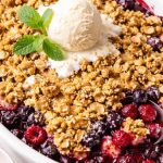 Jamie Oliver Frozen Berry Crumble
