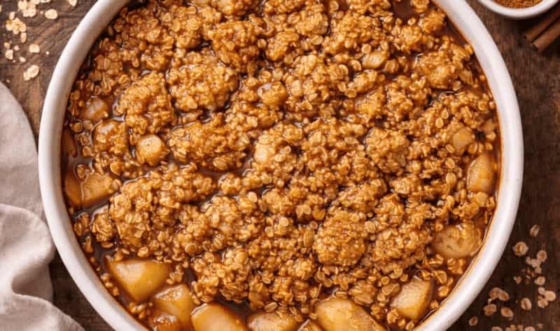 Jamie Oliver Gluten Free Apple Crumble