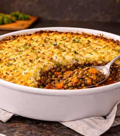 Jamie Oliver Lentil Cottage Pie