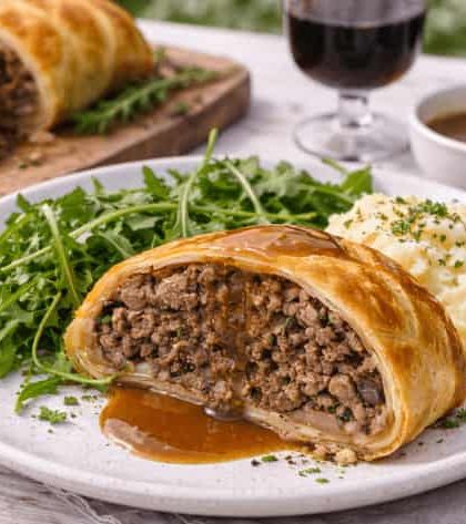 Jamie Oliver Minced Beef Wellington