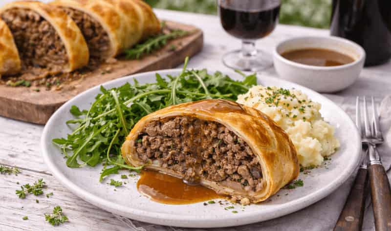 Jamie Oliver Minced Beef Wellington