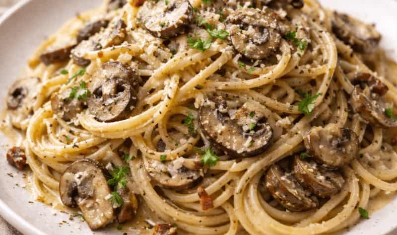 Jamie Oliver Mushroom Carbonara