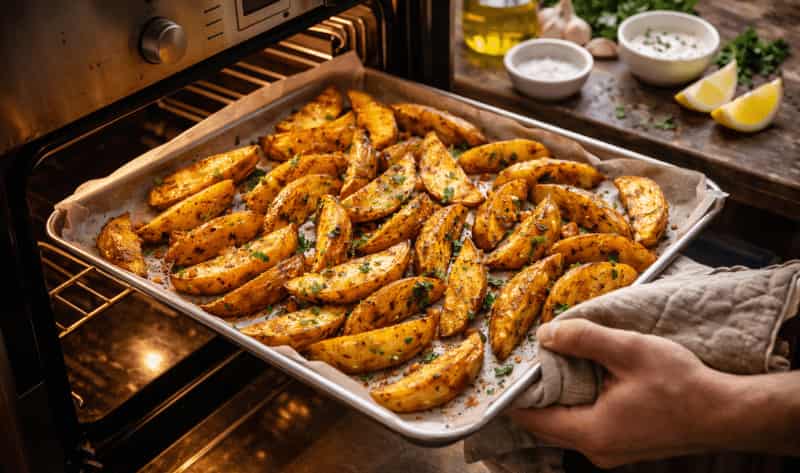 Jamie Oliver Potato Wedges