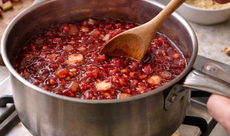 Jamie Oliver Rhubarb and Ginger Jam