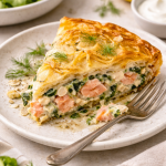 Jamie Oliver Salmon Filo Pie