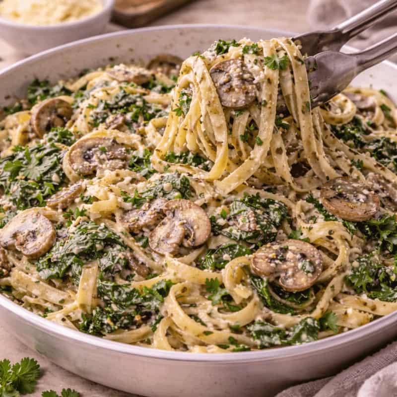 Jamie Oliver Spinach And Mushroom Pasta