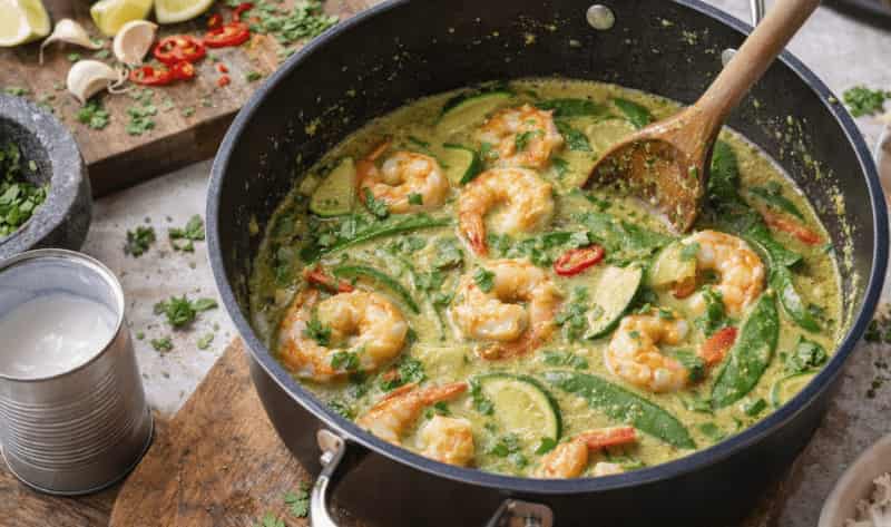 Jamie Oliver Thai Green Prawn Curry