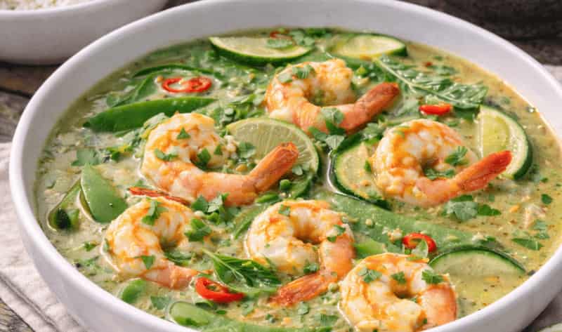 Jamie Oliver Thai Green Prawn Curry