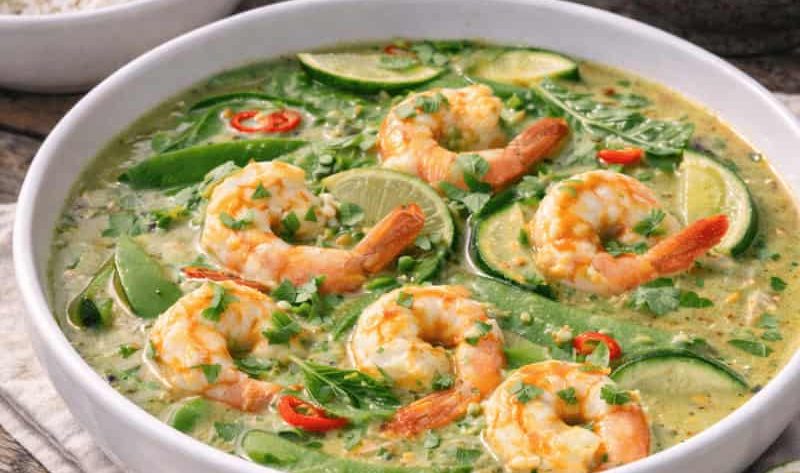 Jamie Oliver Thai Green Prawn Curry