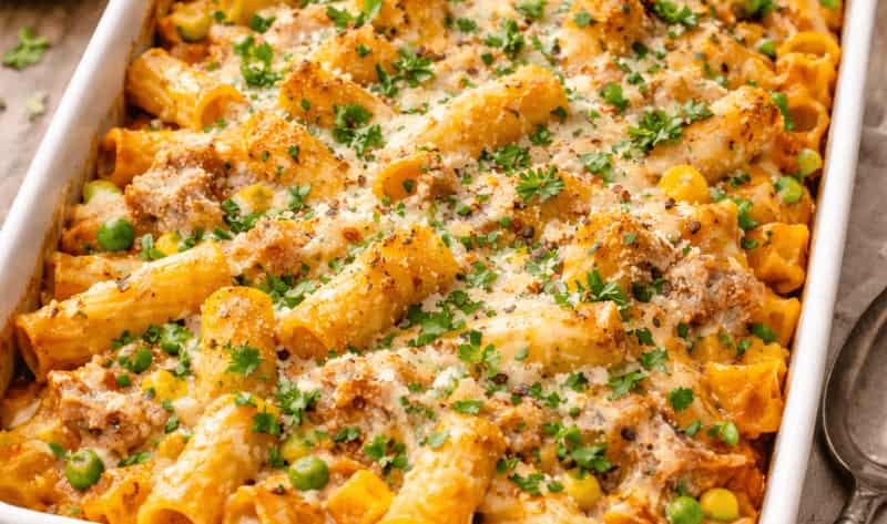 Jamie Oliver Tuna Pasta Bake