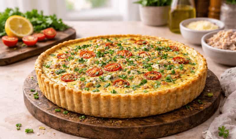 Jamie Oliver Tuna Quiche