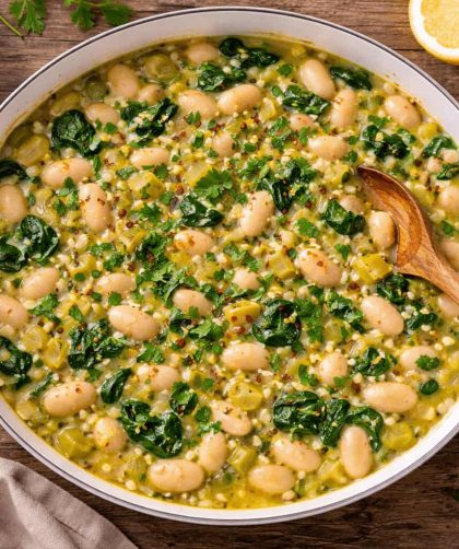 Jamie Oliver Butter Bean and Leek