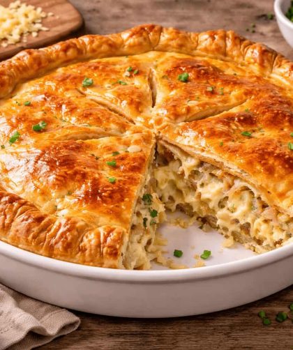 Jamie Oliver Cheese and Onion Pie