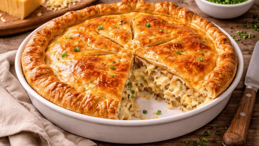 Jamie Oliver Cheese and Onion Pie