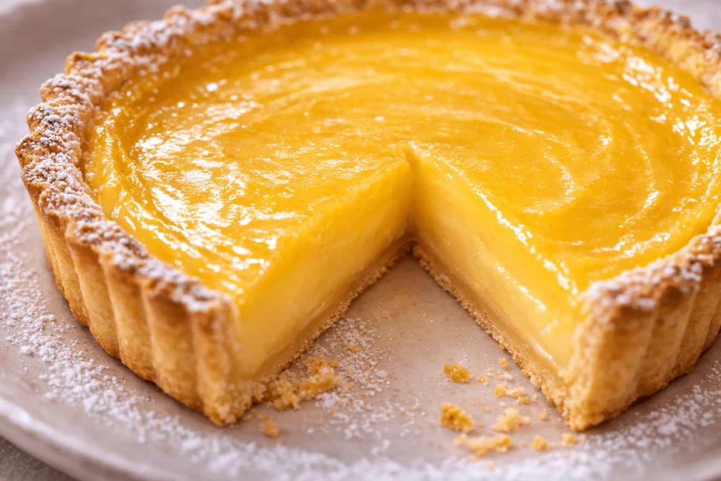 Jamie Oliver Lemon Curd Tart.