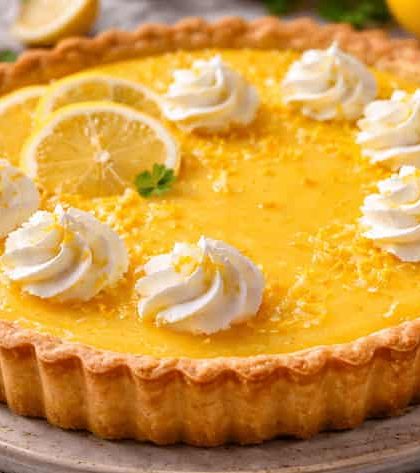 Jamie Oliver Lemon Curd Tart.