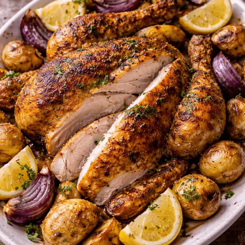 Jamie Oliver Paprika Roast Chicken
