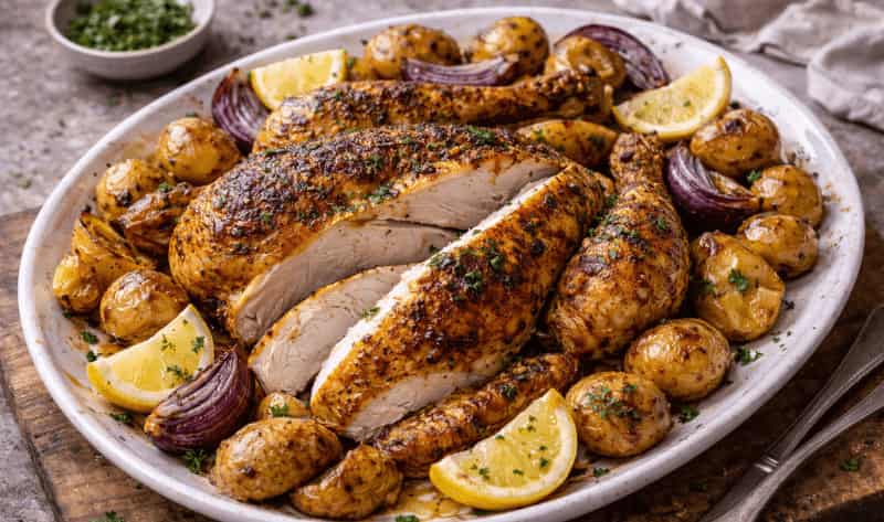 Jamie Oliver Paprika Roast Chicken